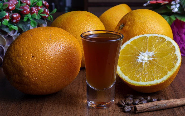 картинка апельсинового сока с кофе