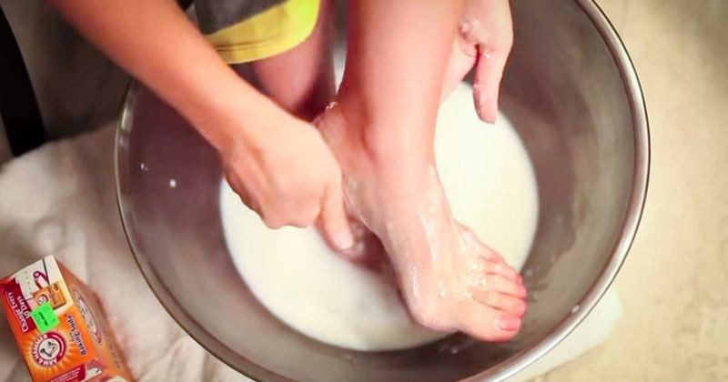 Содовая ванночка для мягких ног